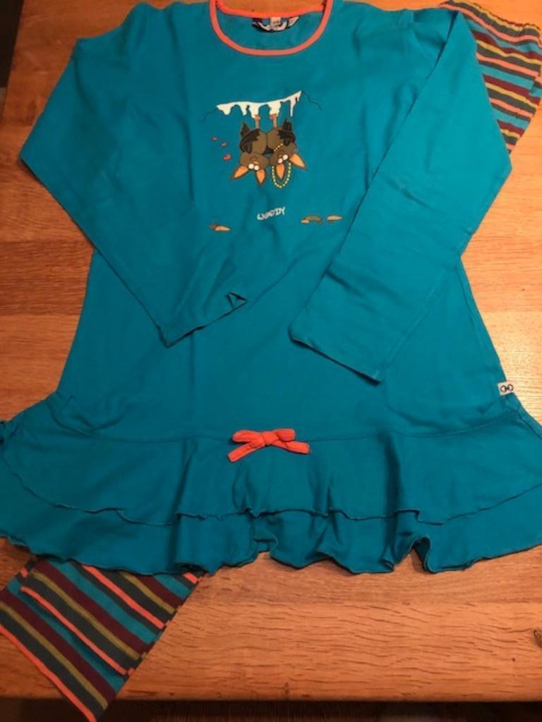 Woody pyjama Vleermuis 12 jaar, Nacht- of Onderkleding, Meisje, Ophalen of Verzenden, Zo goed als nieuw