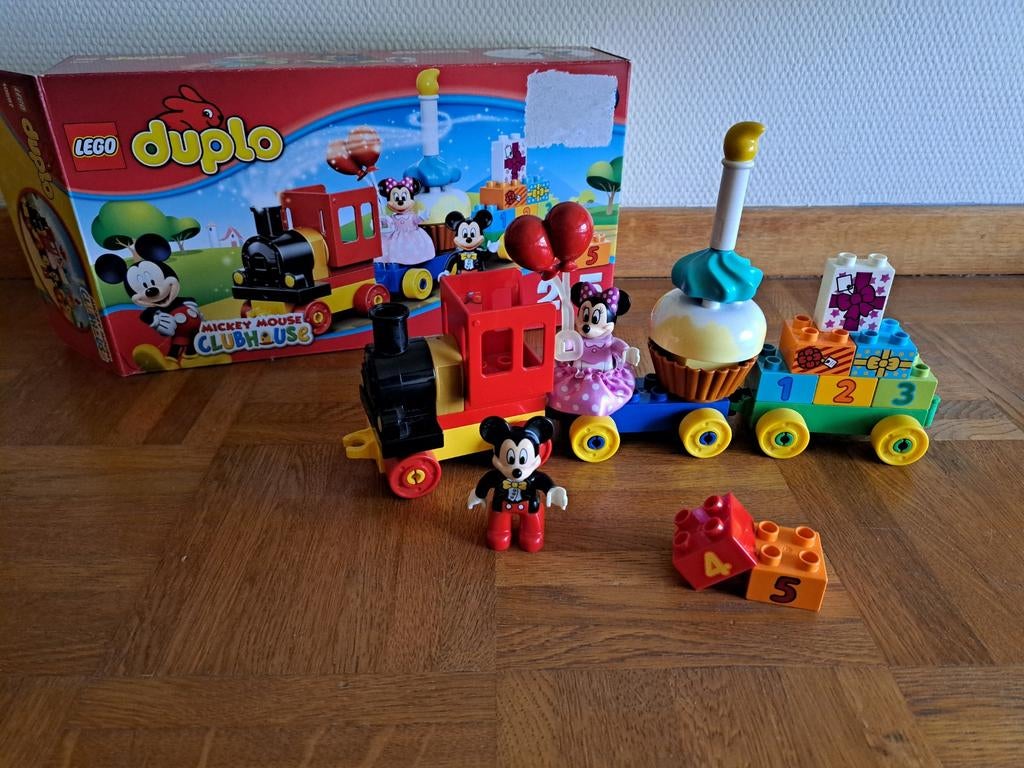 Duplo trein Mickey verjaardag, Ophalen, Duplo