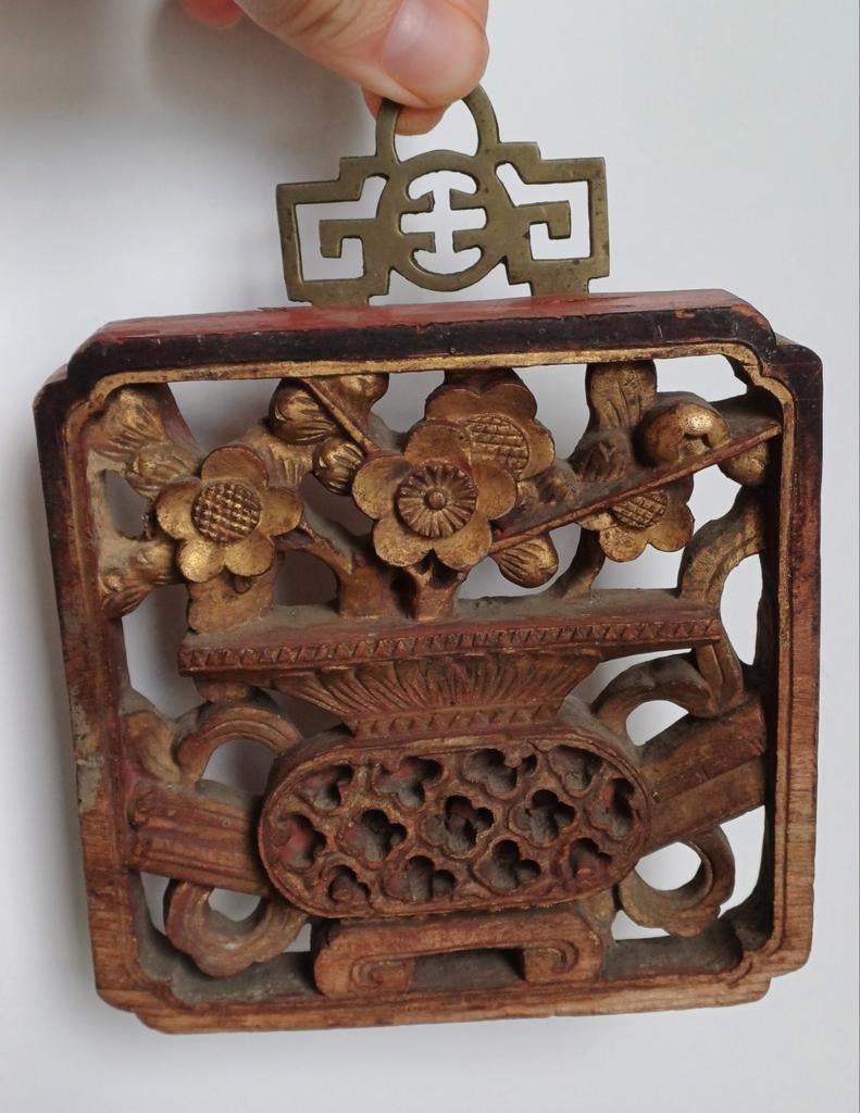 Antiekchinees houtsnijwerk, Ophalen of Verzenden