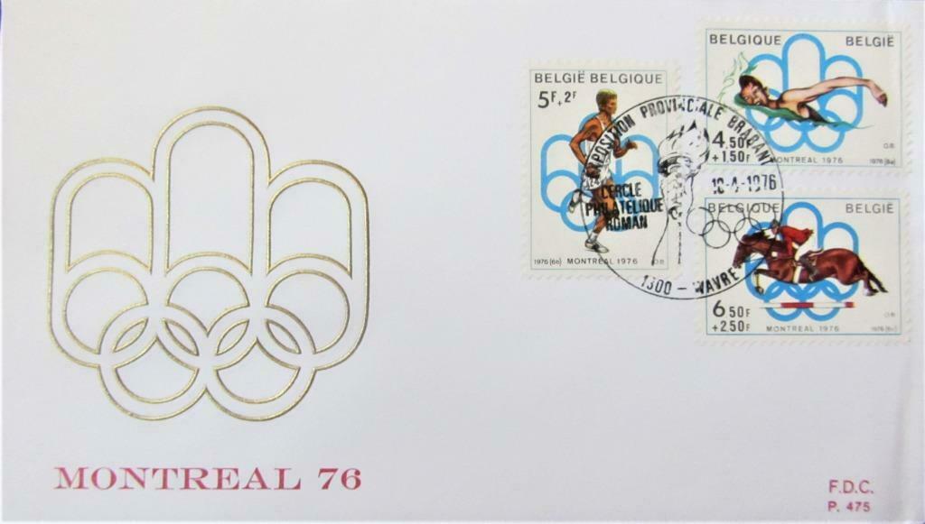 FDC- SPORT-OLYMPISCHE SPELEN- DIVERSE SPORTEN- MONTREAL 1976, Enlèvement ou Envoi, Affranchi, Sport