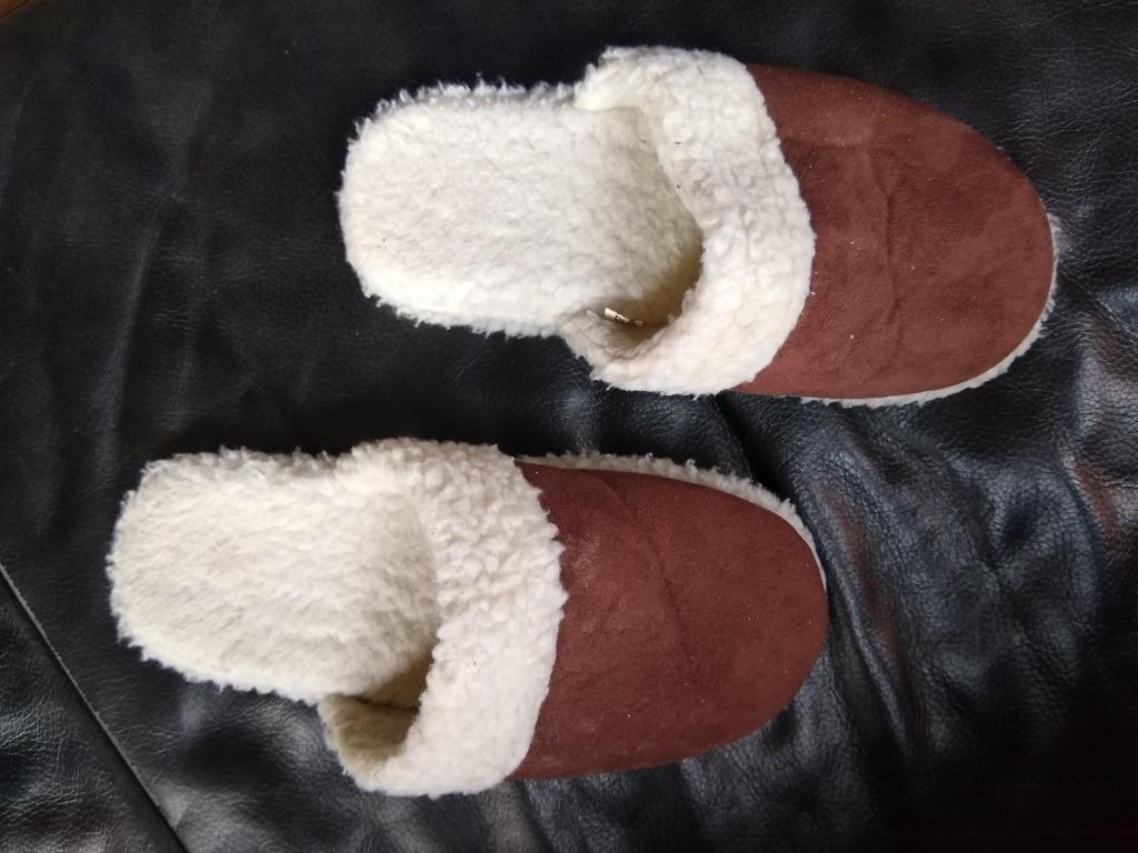 Pantoufles en laine pour hommes - NOUVELLES, Neuf, Andere, Brun, Enlèvement
