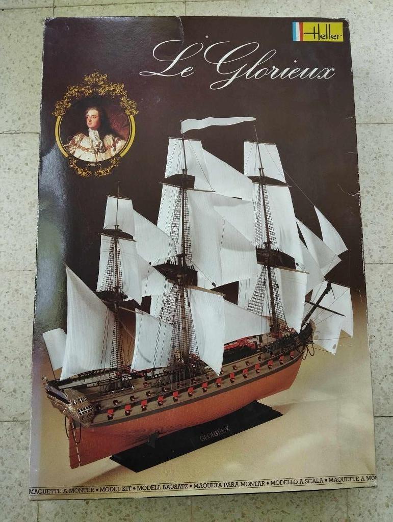 HELLER 1/50 Le Glorieux schaalmodel #889, Ophalen of Verzenden, Gebruikt, 1:50 tot 1:200, Heller