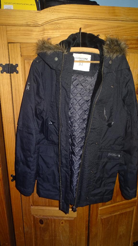 Veste hiver CHASIN   VENT /pluie a saisir tb état, Enlèvement ou Envoi, Autres, Noir, Taille 52/54 (L)