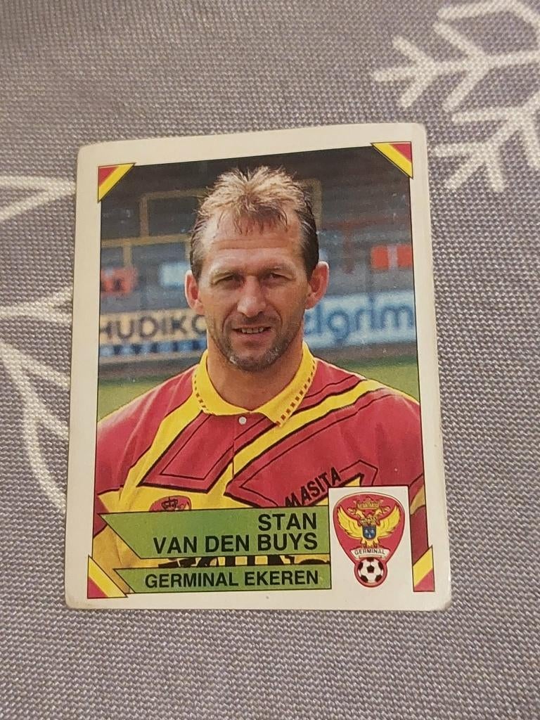 Panini / Sticker / Stan Van Den Buys / Germinal Ekeren, Verzamelen, Sportartikelen en Voetbal, Ophalen of Verzenden, Poster, Plaatje of Sticker