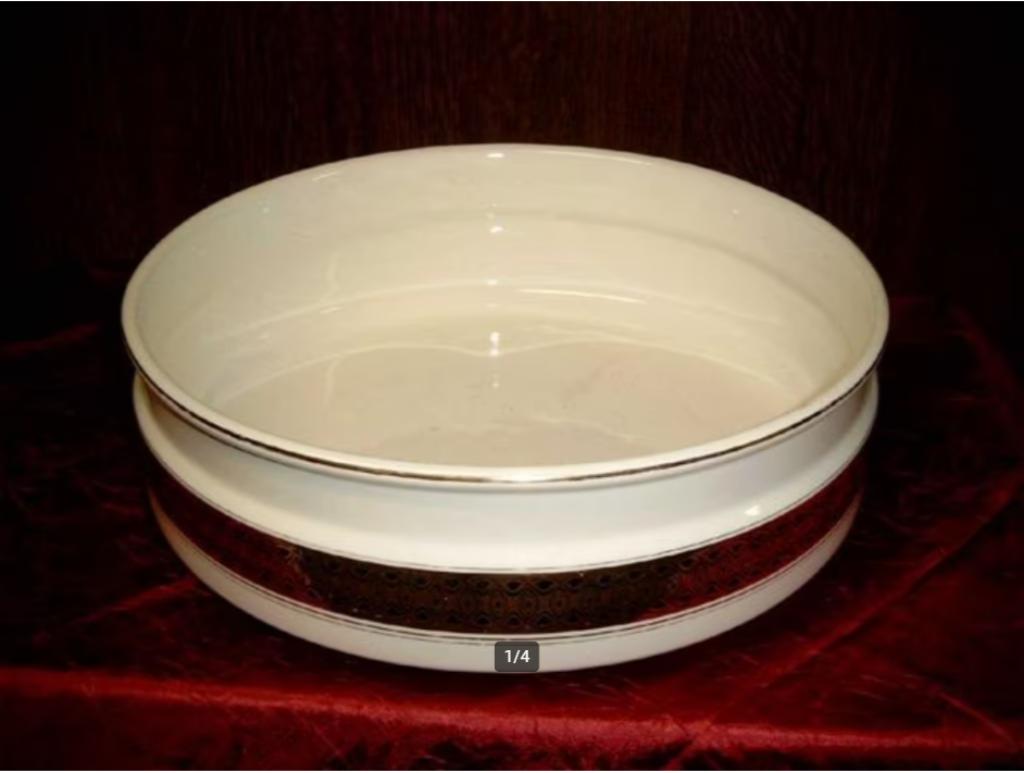 Oude porseleinen waskom, Antiek en Kunst, Ophalen