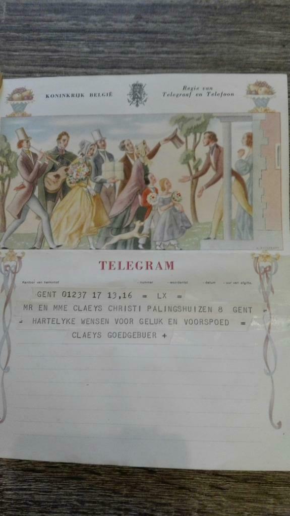 Oude telegrammen, Ophalen of Verzenden, Gebruikt