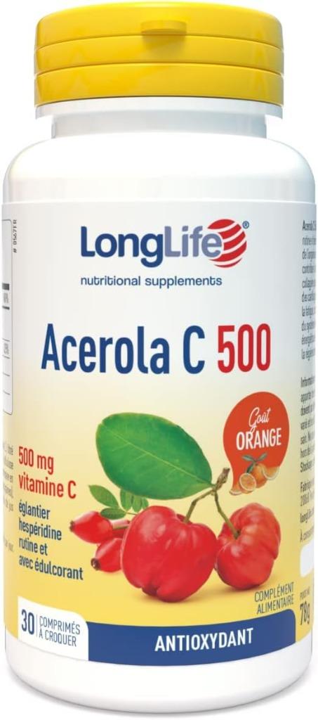 LongLife Acerola C 500 GRATIS LEVERING