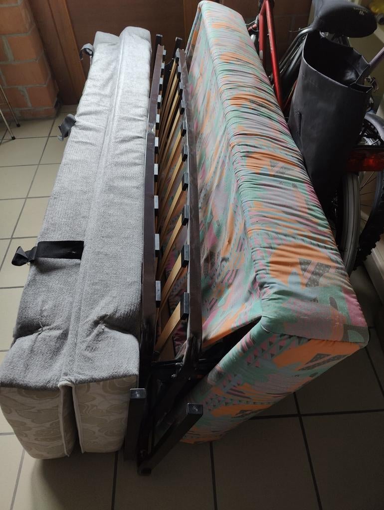 Klikklakbed 120cm, Ophalen