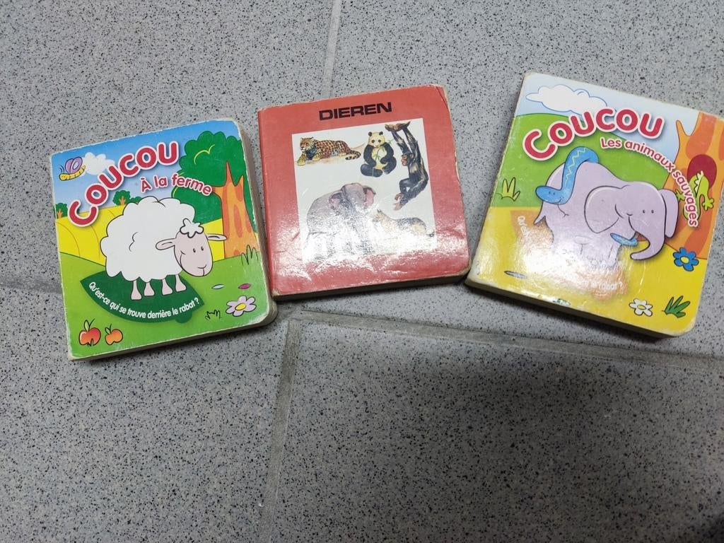 Lot 3 imagiers, avec volets, Livres, Enlèvement ou Envoi, Comme neuf
