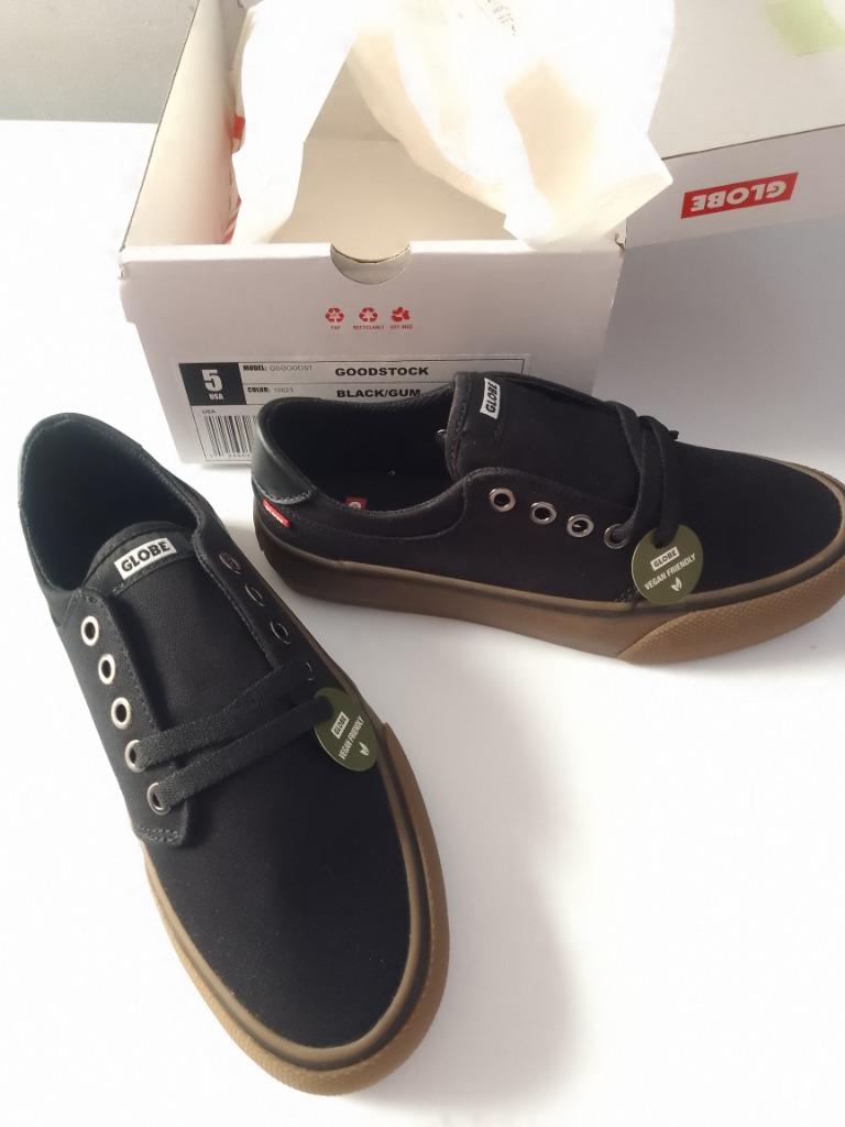 nieuwe globe goodstock maat 37 unisex in origin doos+sticker, Verzenden, Zwart, Globe, Nieuw