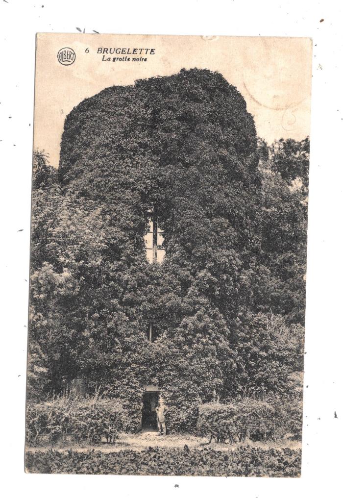Brugelette NA31: La grotte noire 1921, Envoi, 1920 à 1940, Affranchie, Hainaut