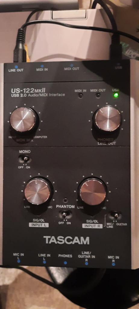 Tascam US-122mkII Ministudio, Musique & Instruments, Enlèvement, Comme neuf