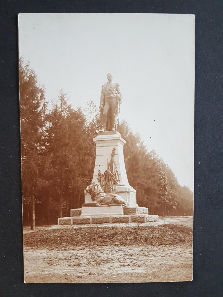 Fotokaart Standbeeld Beverlo Leopoldsburg Soldaat Militair, Verzenden, Voor 1920, Ongelopen, Limburg