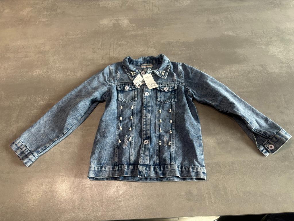 Veste en jeans taille 140, Kinderen en Baby's, Ophalen of Verzenden, Nieuw, Meisje, Trui of Vest