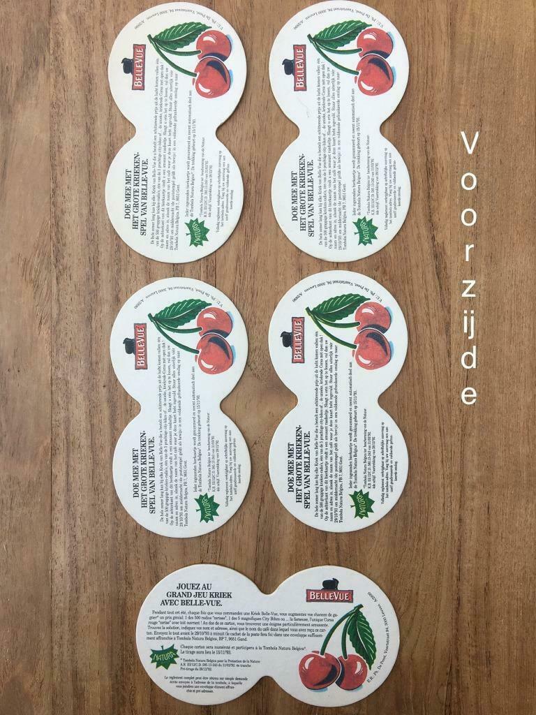 Bierviltjes - Belle-vue, Enlèvement, Utilisé, Sous-bock