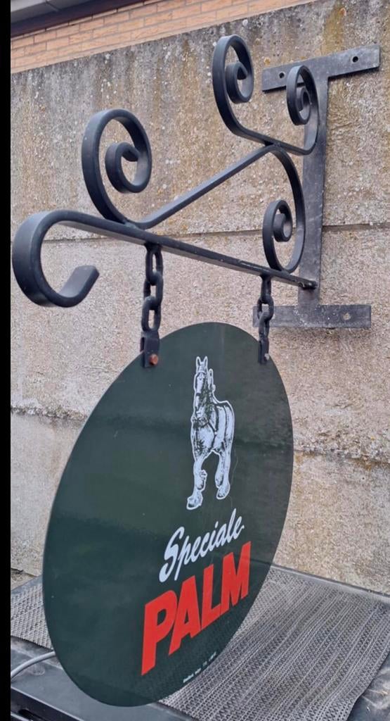 Emaille Palm Bord, Ophalen, Zo goed als nieuw