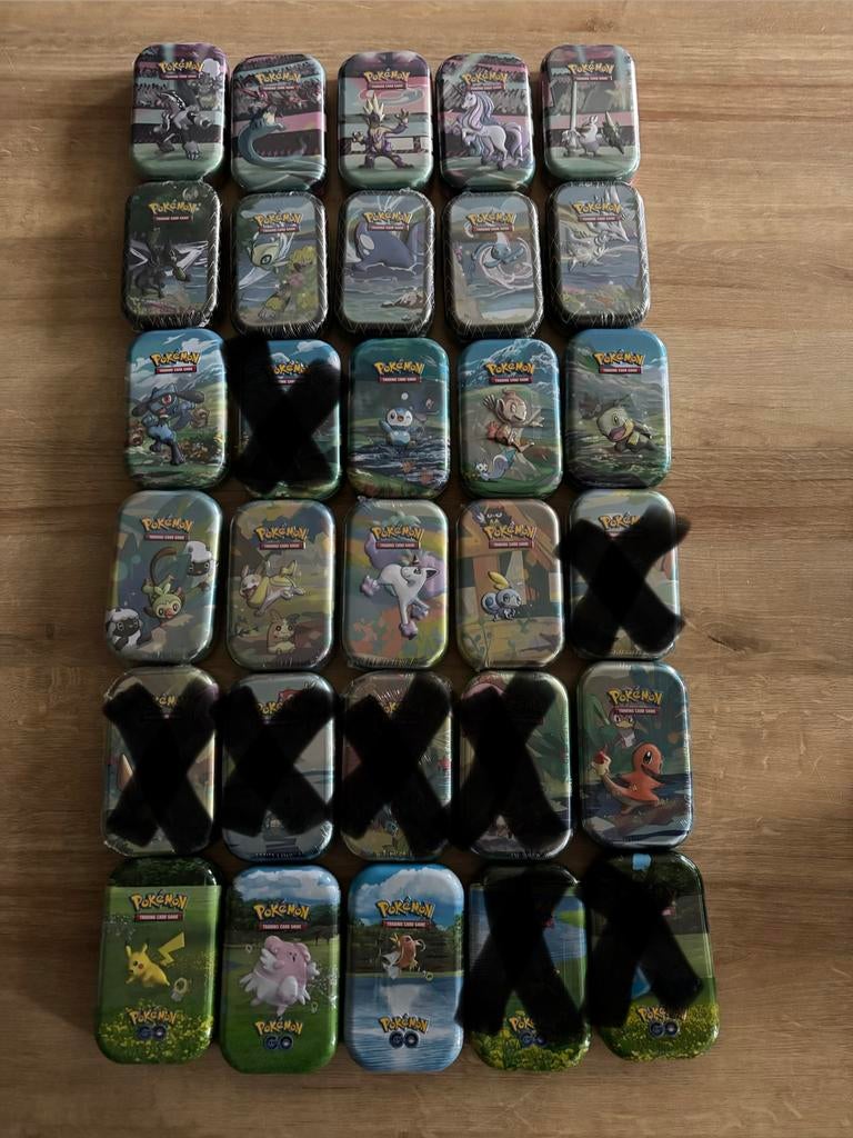 Pokemon mini tins, Ophalen of Verzenden, Nieuw