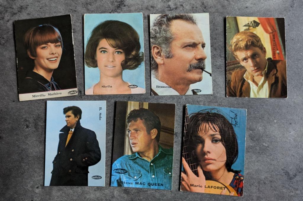 CARTES ILLUSTRÉES SAMO CHIPS ANNÉES 60 X 7, Envoi