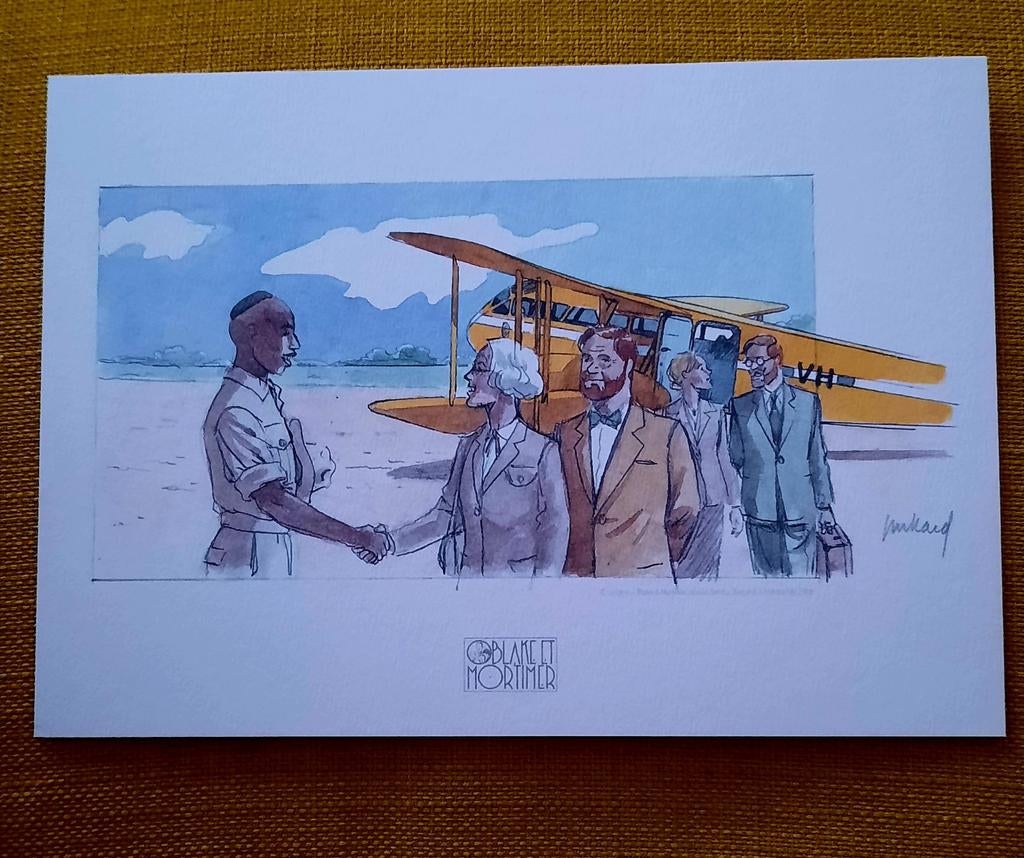 Blake en Mortimer  André Juillard Ex libris, Ophalen of Verzenden