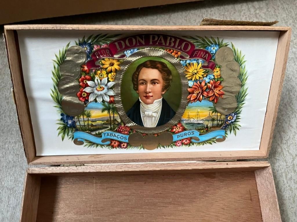 Leeg sigarenkistje Don Pablo, Ophalen of Verzenden