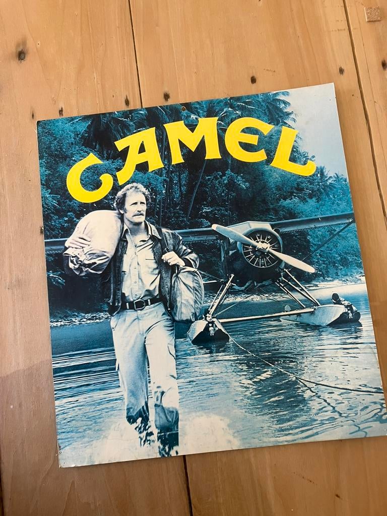 Camel trophy pancarte, Verzamelen, Merken en Reclamevoorwerpen, Ophalen, Gebruikt