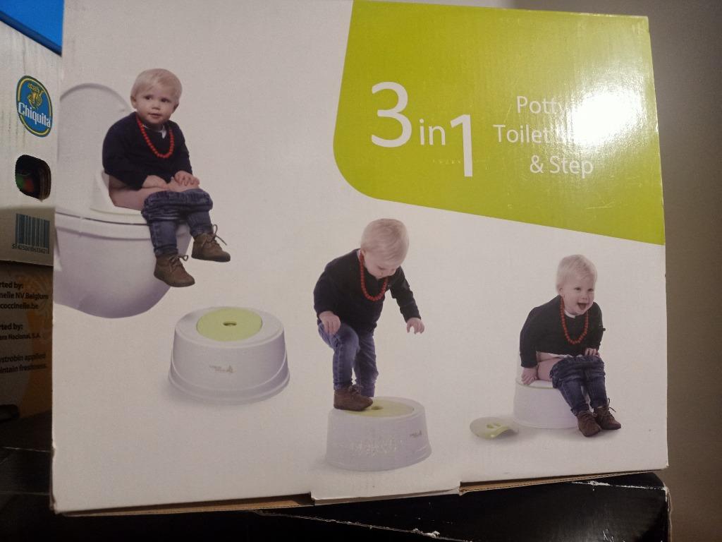 Plaspotje 3 in 1 (opstapje en wc bril verkleiner), Ophalen