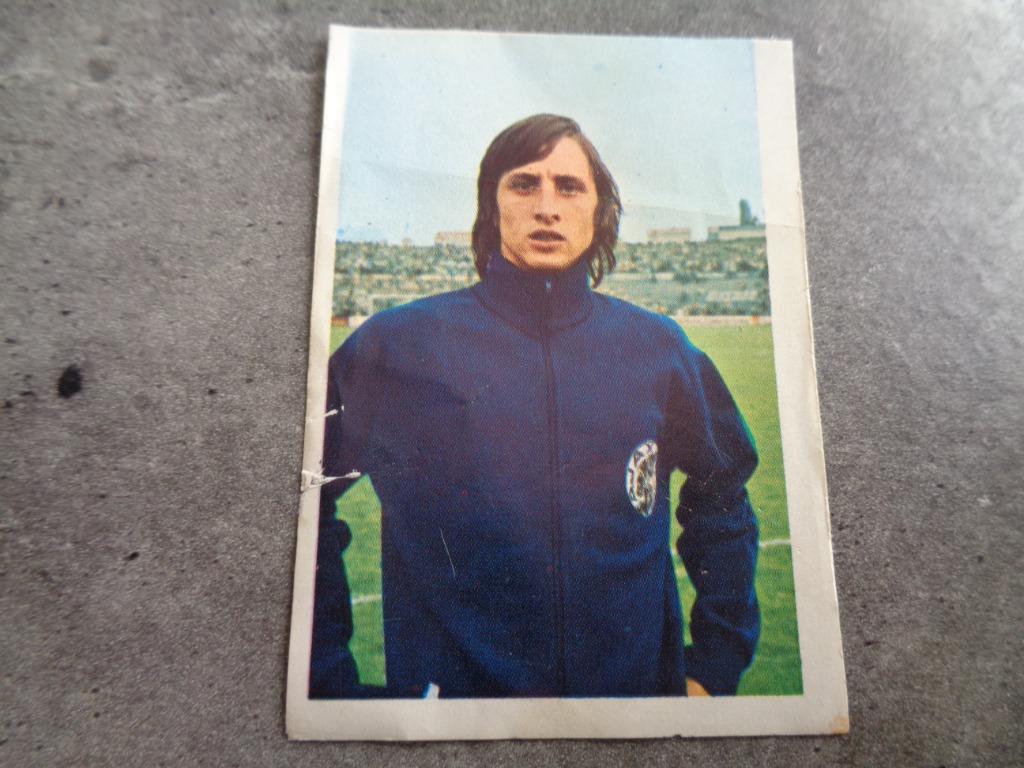 FOOTBALL   IMPRESSION DE L'IMAGE  CRUYFF   ED . VANDERHOUT 1, Enlèvement ou Envoi, Autocollant