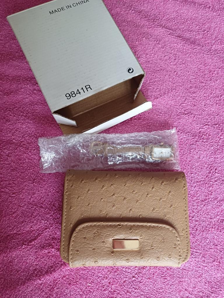 porte monnaie et montre, Ophalen of Verzenden, Nieuw, Beige