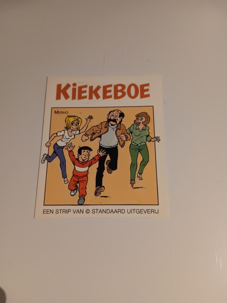 Kiekeboe sticker, Enlèvement ou Envoi