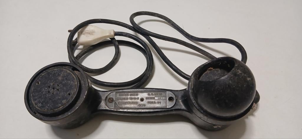Miltaire telefoonhoorn Tweede Wereldoorlog, Verzamelen, Ophalen of Verzenden