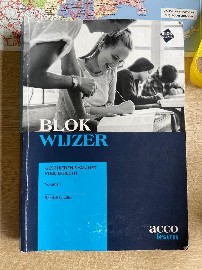 Blokwijzer: geschiedenis van het publiekrecht volume 1 en 2, Ophalen of Verzenden, Gelezen, Lesaffer