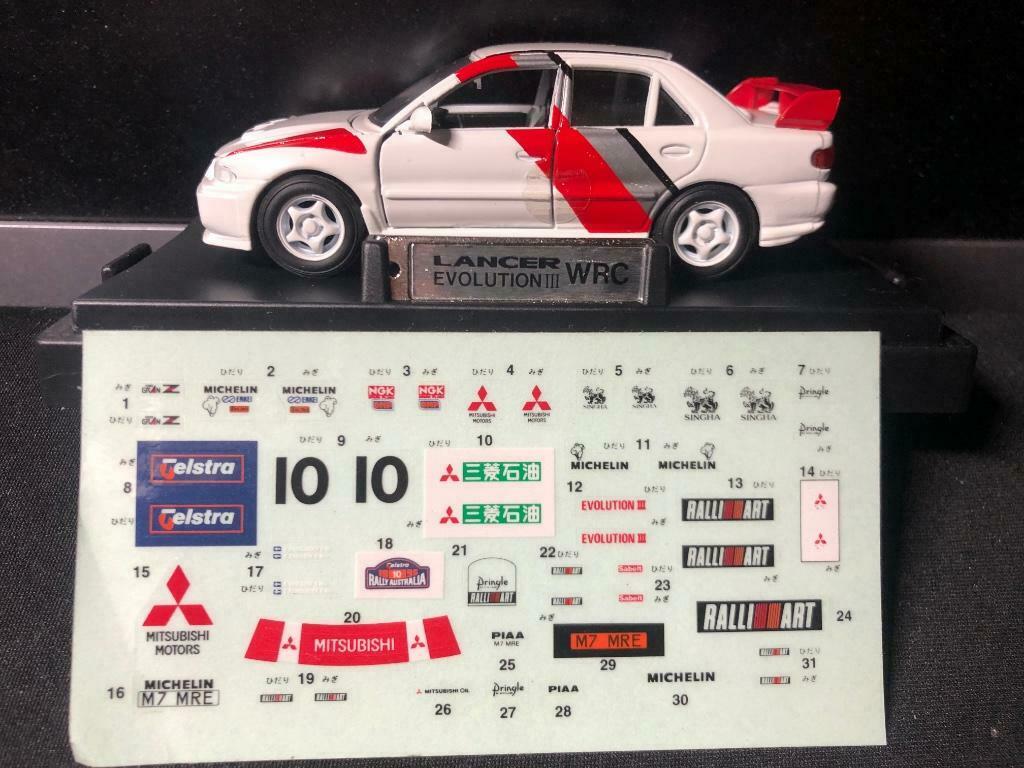 MTECH Mitsubishi Lancer Evo III WRC Rally  Australia, Ophalen of Verzenden, Zo goed als nieuw, Auto