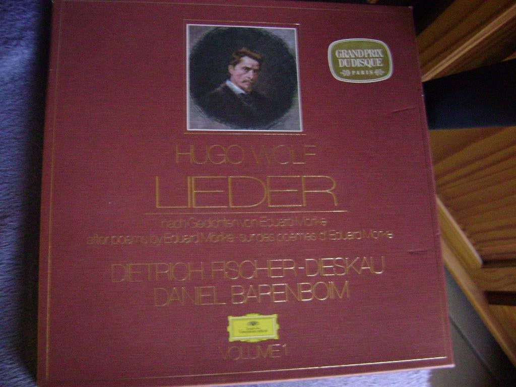 LP box Hugo Wolf - Deutsche grammophon, Ophalen, Zo goed als nieuw, 12 inch, Vocaal