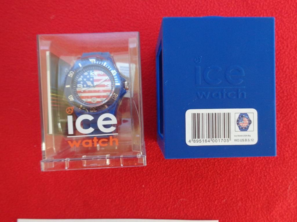 Montre Mixte USA - ICE-Watch bleu Neuf., Verzenden, Nieuw, Overige typen
