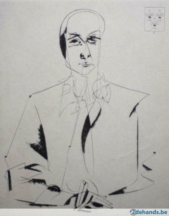 Ets Gaston Bertrand - Portrait du comte Philippe d'Arschot, Enlèvement