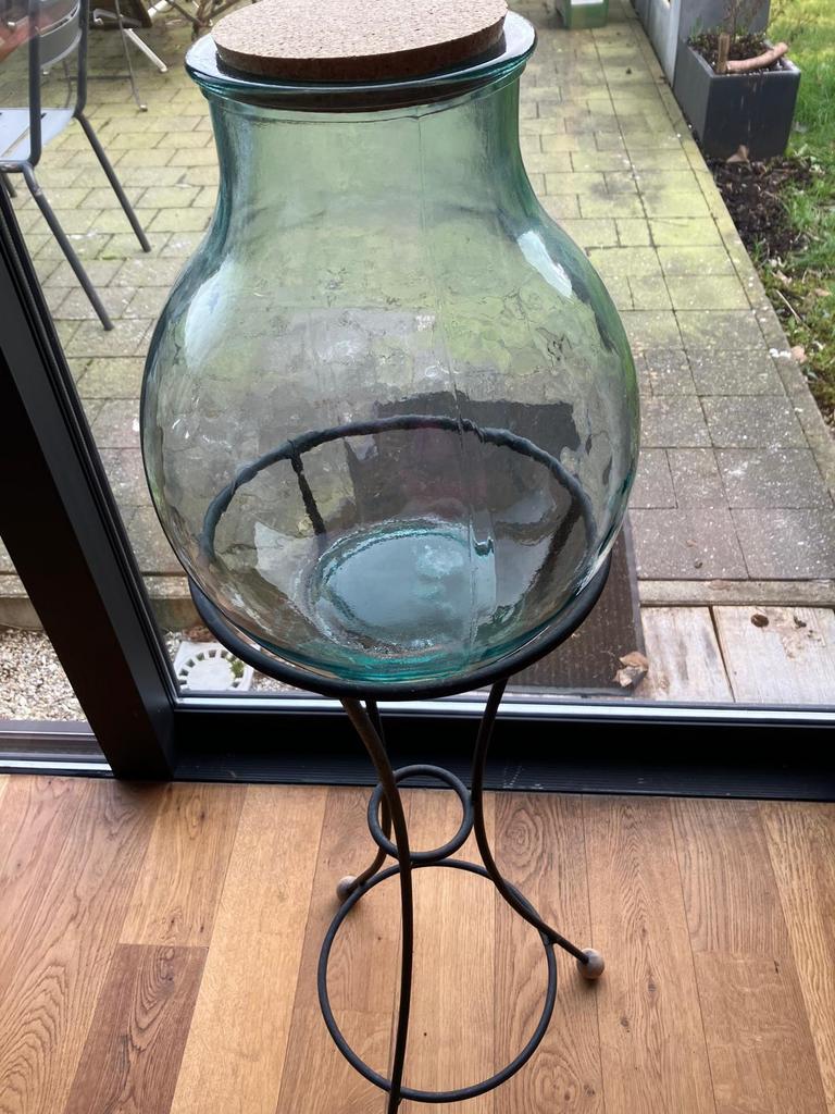 Glazen stolp op staander, Enlèvement, Comme neuf