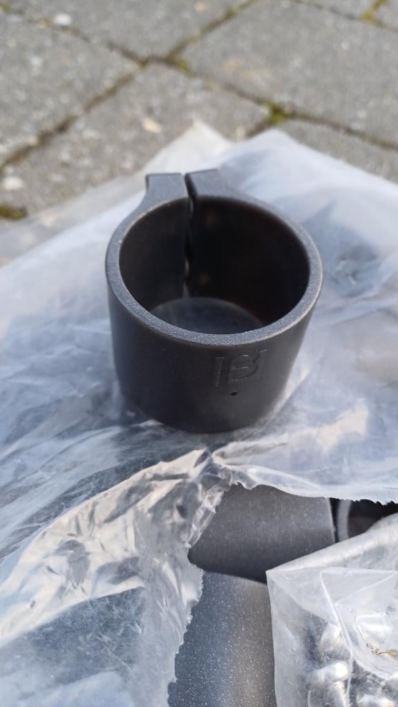 Betafence beugel antraciet 48mm, Ophalen of Verzenden, Zo goed als nieuw, Kunststof, Tuinhek