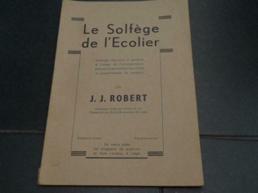 Boek / Le solfège de l ' Ecolier, Enlèvement ou Envoi, Utilisé