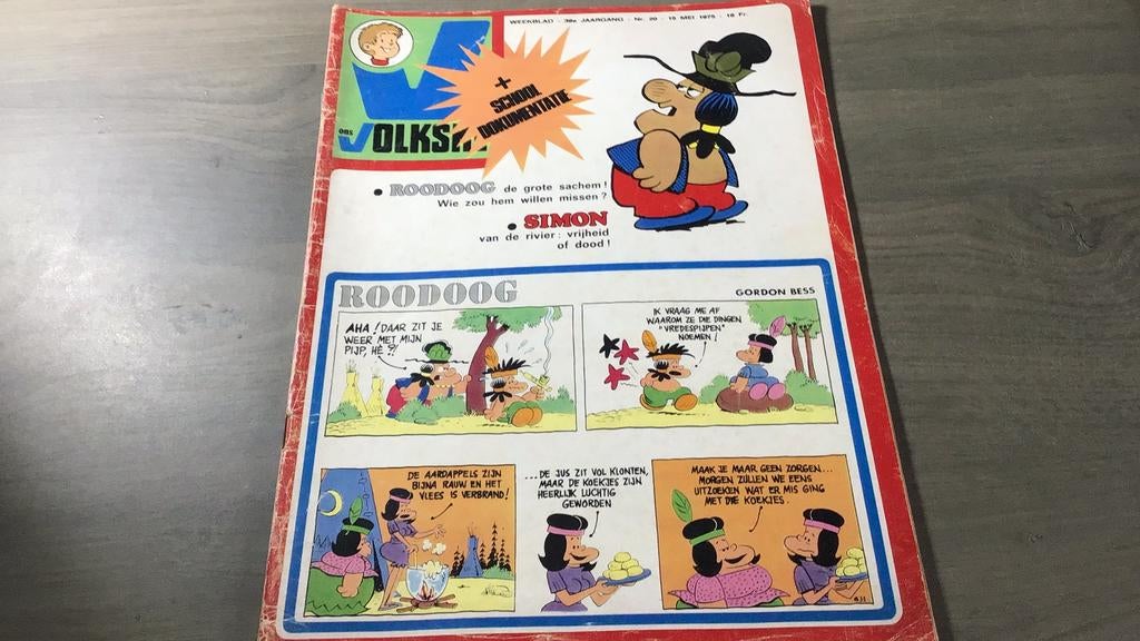 Volkske magazine20(c2), Eén stripboek, Ophalen of Verzenden, Gelezen