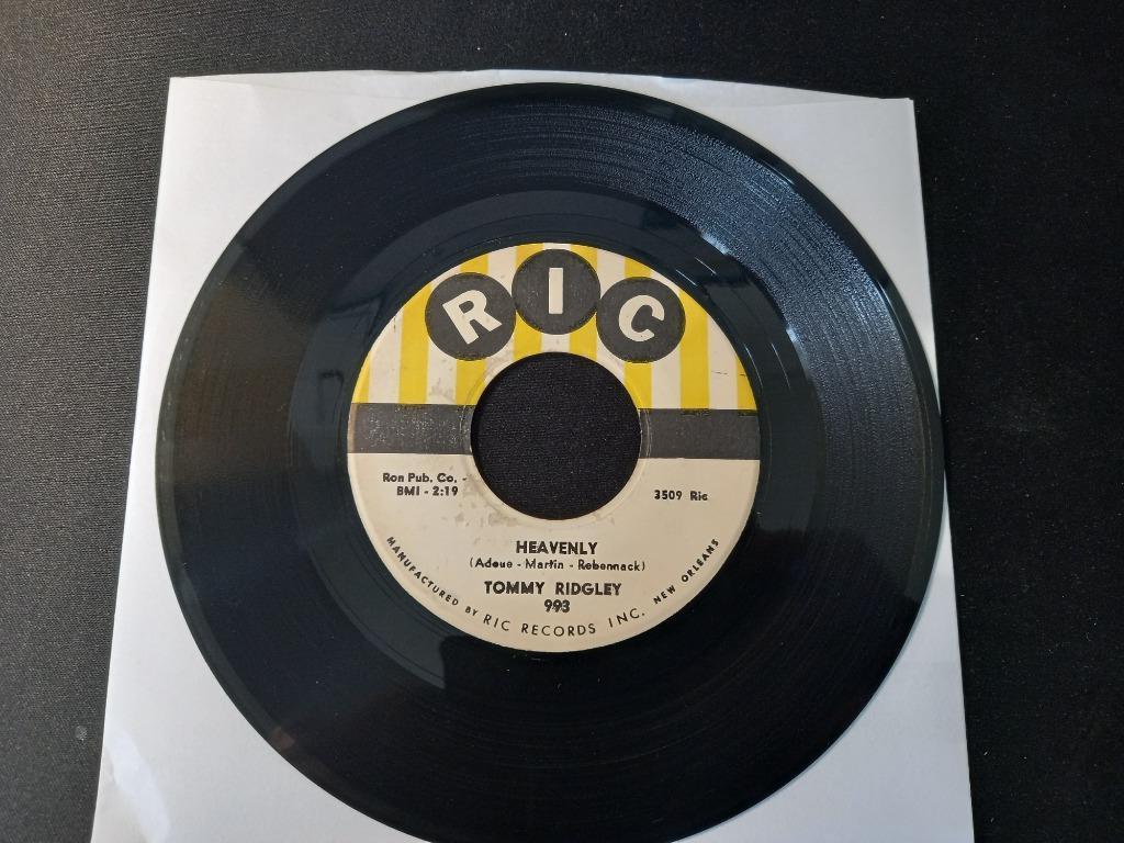 Tommy Ridgley – Heavenly - Popcorn '7, Cd's en Dvd's, Vinyl Singles, Zo goed als nieuw, R&B en Soul, Ophalen of Verzenden
