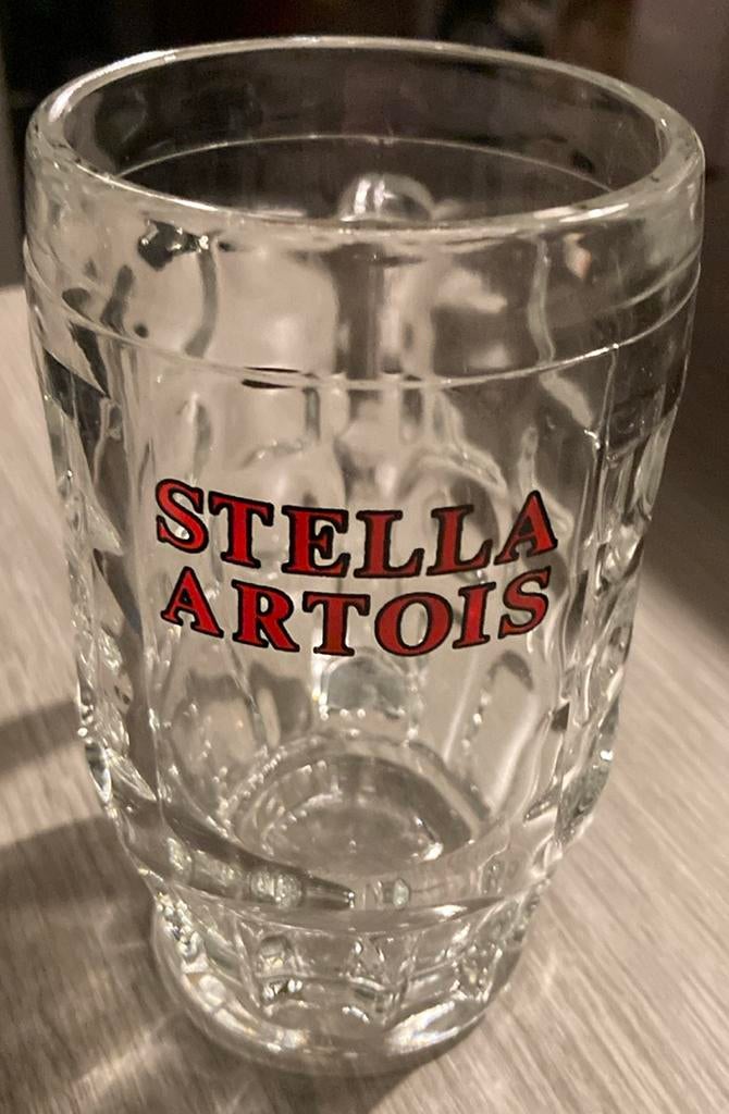 Glazen bierpot 25cl Stella Artois, Ophalen of Verzenden, Zo goed als nieuw