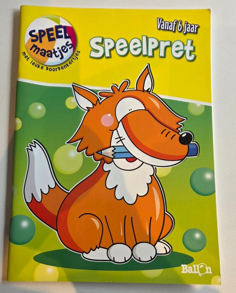 Kleur en invulboek "Speelpret" (vanaf 6j), Enlèvement, Neuf, Autres types