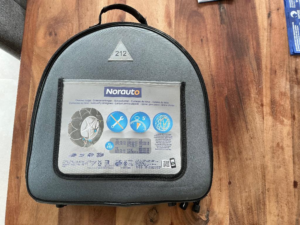 Sneeuwkettingen Norauto 212 XL, Enlèvement, Neuf