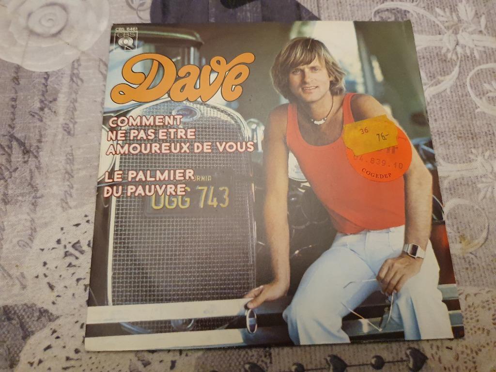 Disque vinyl 45 tours dave, Enlèvement ou Envoi, Comme neuf