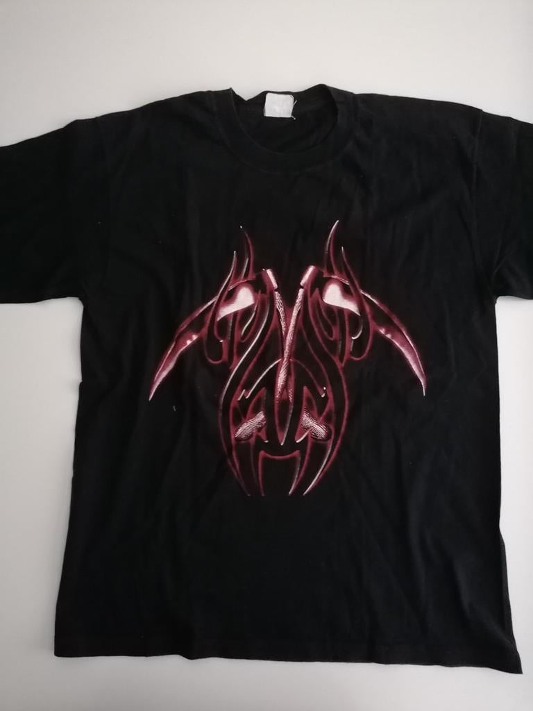 Vintage Grim reaper tribal t-shirt maat XL, Kleding | Heren, T-shirts, Ophalen of Verzenden, Gedragen, Maat 56/58 (XL)
