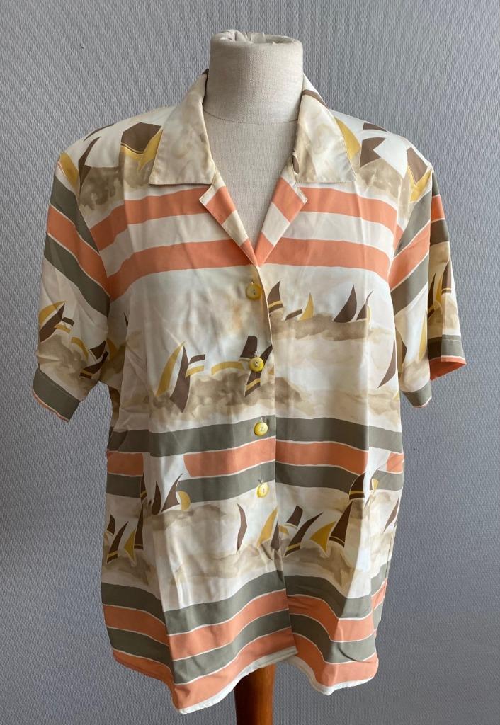Blouse Marcel Laeuffer maat 48, Kleding | Dames, Marcel Laeuffer, Verzenden, Zo goed als nieuw, Maat 46/48 (XL) of groter