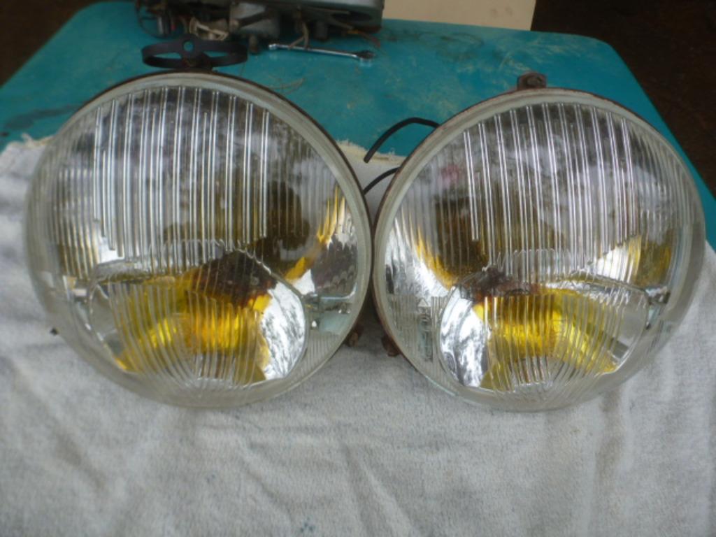 MARCHAL Amplilux-koplampen: jaren 50/60/70 met 2 lampen, Auto-onderdelen, Verlichting, Verzenden, Gebruikt, Renault