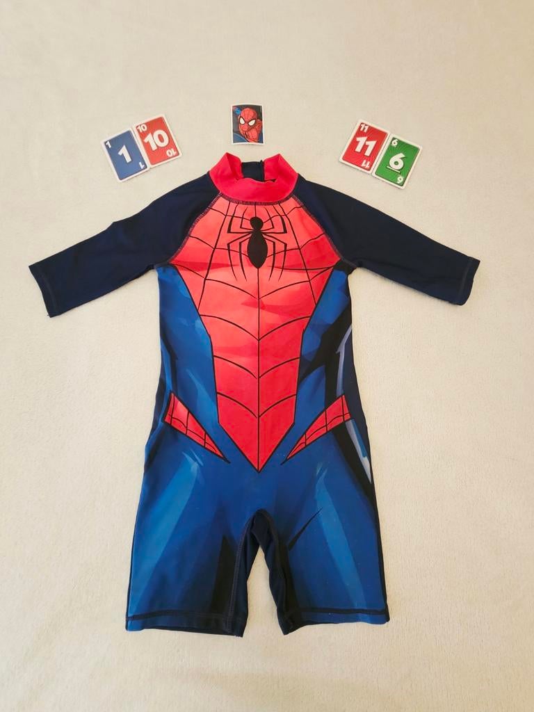 H&M Spiderman UV-zwempak maat 110-116. (Nr 1), Kinderen en Baby's, Kinderkleding | Kinder-zwemkleding, Gebruikt, UV-zwemkleding
