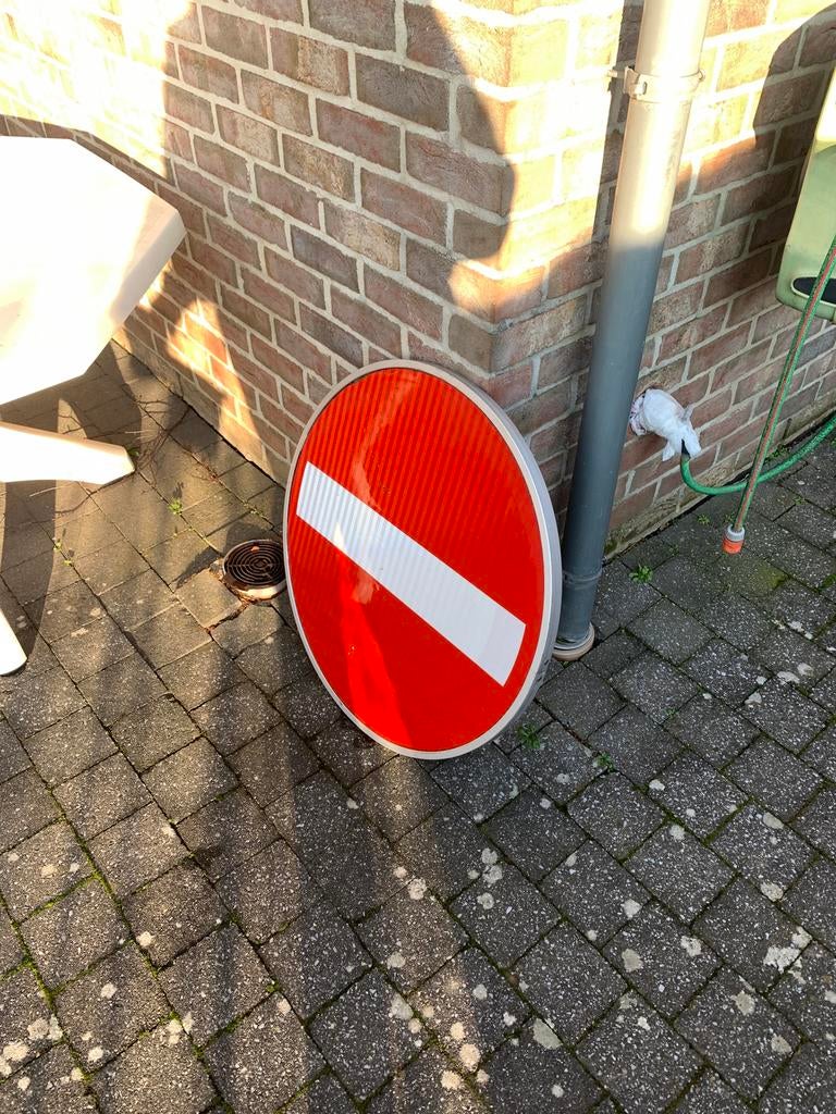 Verboden Toegang ️ verkeers bord, Huis en Inrichting, Ophalen of Verzenden, Gebruikt