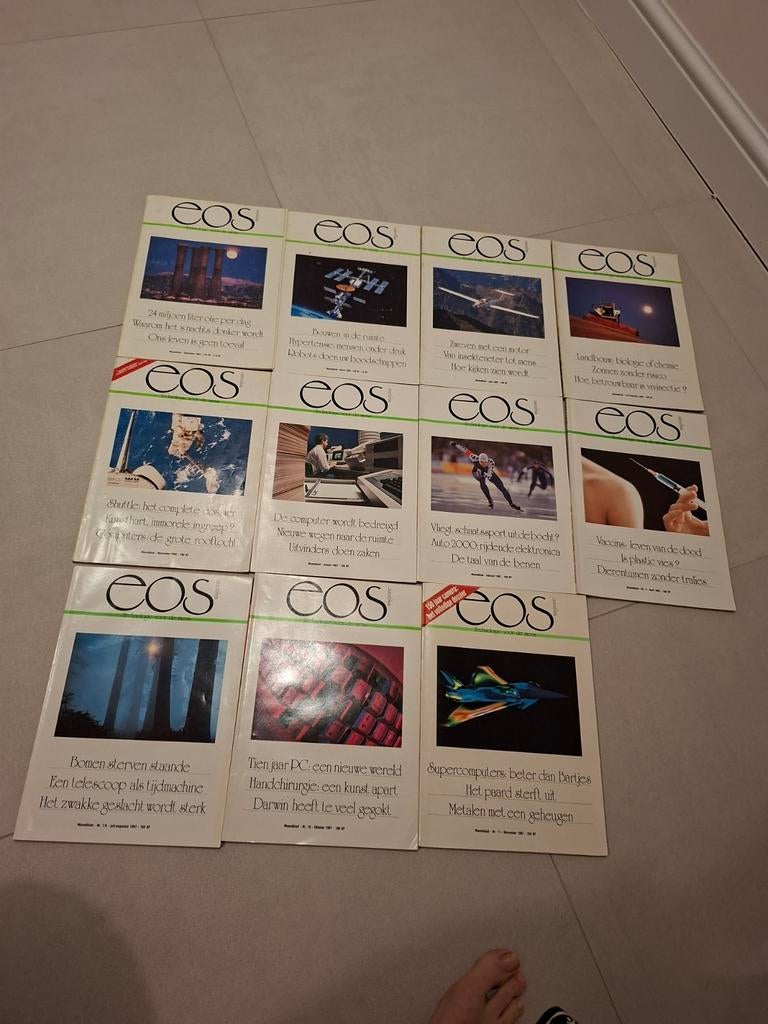 Eos magazine '84, '85, '87, Verzamelen, Ophalen of Verzenden